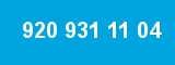 920 931 11 04